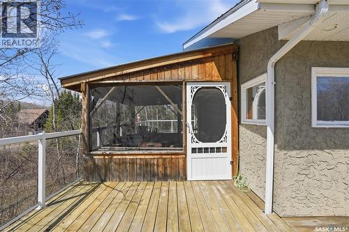 123 Burberry Road, Christopher Lake, SK - Outdoor With Deck Patio Veranda With Exterior