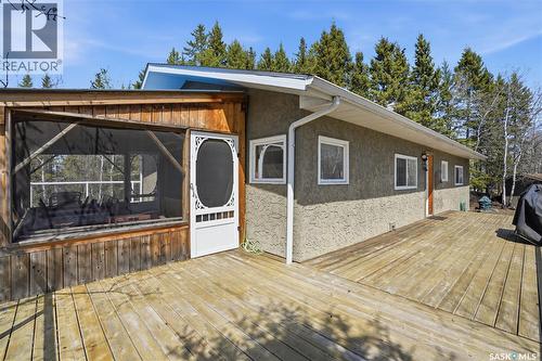123 Burberry Road, Christopher Lake, SK - Outdoor With Fireplace With Exterior