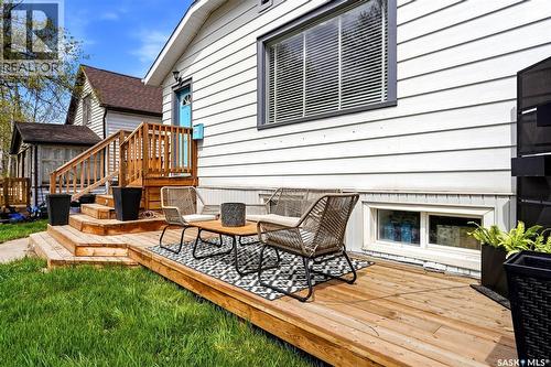 3410 Mccallum Avenue, Regina, SK - Outdoor With Deck Patio Veranda With Exterior