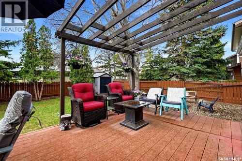 7 Cowie Road, Regina, SK - Outdoor With Deck Patio Veranda With Exterior