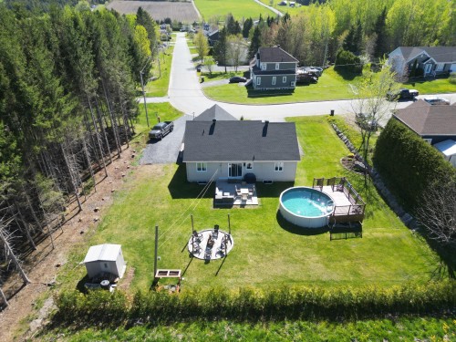 Photo aérienne - 208 Av. Roy, Saint-Jules, QC - Outdoor With Above Ground Pool With View