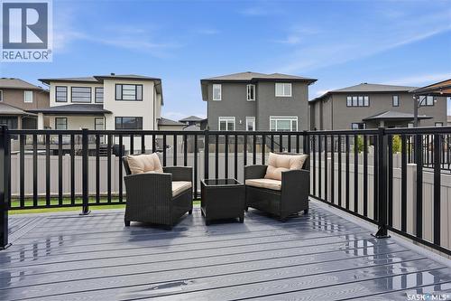 4264 Elderberry Crescent E, Regina, SK - Outdoor With Deck Patio Veranda With Exterior