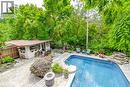 2080 Mckerlie Crescent, Burlington, ON  - Outdoor With In Ground Pool With Deck Patio Veranda With Backyard 