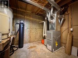 Efficient forced air furnace heating system. - 