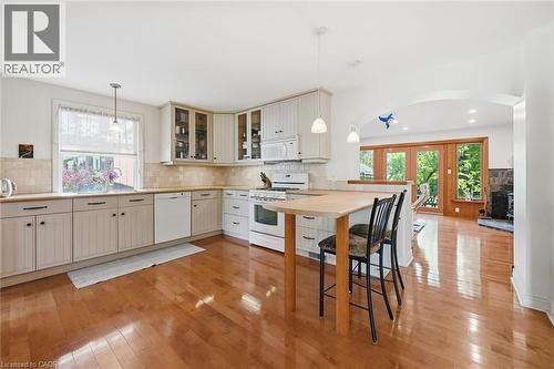 93 Sunning Hill Avenue, Hamilton, ON - Indoor Photo Showing Kitchen With Double Sink