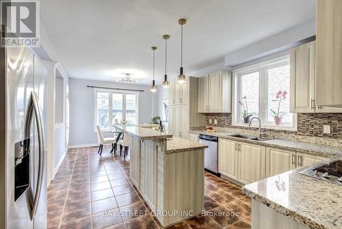 Upper - 134 Ascalon Drive, Vaughan, ON - Indoor Photo Showing Kitchen With Double Sink With Upgraded Kitchen