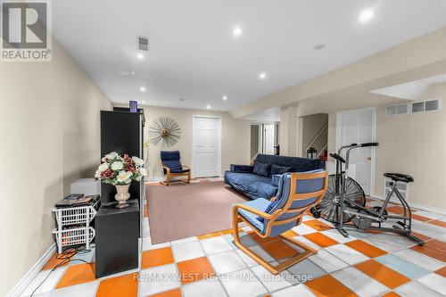 Basement Rec Room View 2 - 5519 Windy Hill Court, Mississauga, ON - Indoor Photo Showing Gym Room