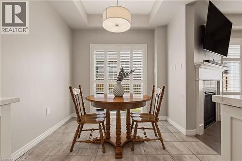 Separate dining area. - 81 Beasley Grove, Ancaster, ON - Indoor Photo Showing Dining Room