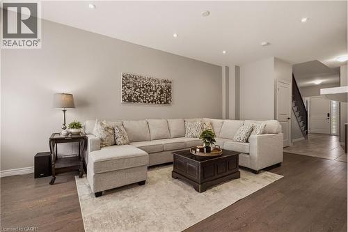 Large living room. - 81 Beasley Grove, Ancaster, ON - Indoor Photo Showing Living Room