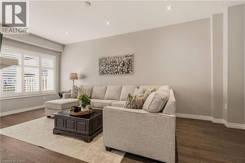 Lots of natural light. - 81 Beasley Grove, Ancaster, ON - Indoor Photo Showing Living Room