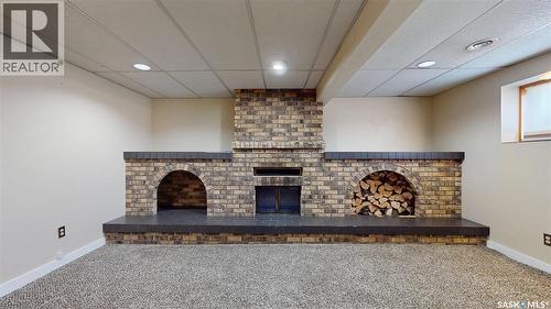 1134 Brown Street, Regina, SK - Indoor With Fireplace
