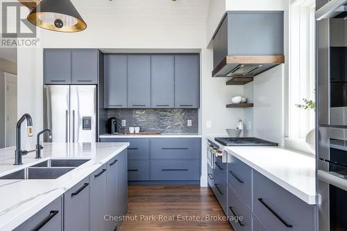 758510 2Nd Line E, Mulmur, ON - Indoor Photo Showing Kitchen With Double Sink With Upgraded Kitchen