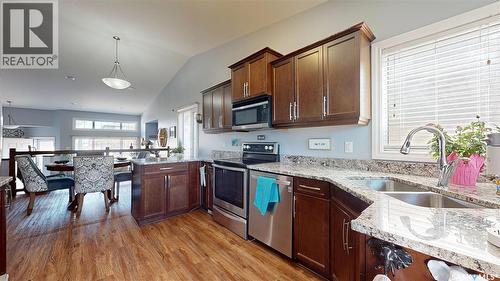 5053 Watson Way, Regina, SK - Indoor Photo Showing Kitchen With Double Sink