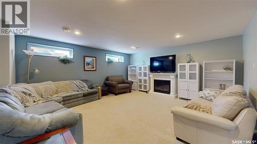 5053 Watson Way, Regina, SK - Indoor With Fireplace