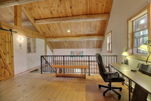Mezzanine - 195 6E Rang, Bonsecours, QC - Indoor Photo Showing Office