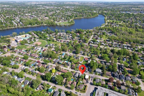 Aerial View - 43 Rue Jeanne-D'Arc, Châteauguay, QC - Outdoor With Body Of Water With View