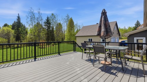 Patio - 3664 18E Avenue, Saint-Prosper, QC - Outdoor With Deck Patio Veranda With Exterior