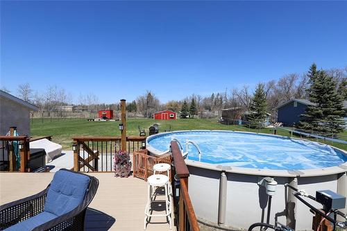 88 Second Avenue Sw, Teulon, MB - Outdoor With Above Ground Pool