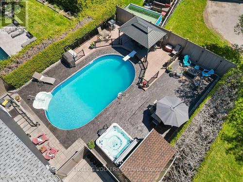Backyard Retreat! - 1005 Gold Crescent, Ottawa, ON - Outdoor With In Ground Pool