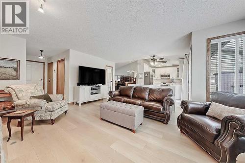 42 Sundown Close Se, Calgary, AB - Indoor Photo Showing Living Room