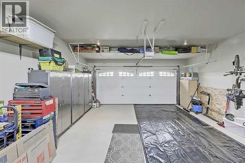 42 Sundown Close Se, Calgary, AB - Indoor Photo Showing Garage