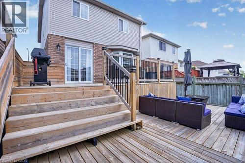 Deck - 222 Grey Fox Drive, Kitchener, ON - Outdoor With Deck Patio Veranda With Exterior