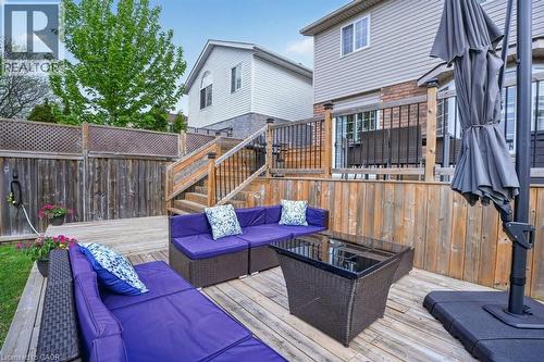 Deck - 222 Grey Fox Drive, Kitchener, ON - Outdoor With Deck Patio Veranda With Exterior