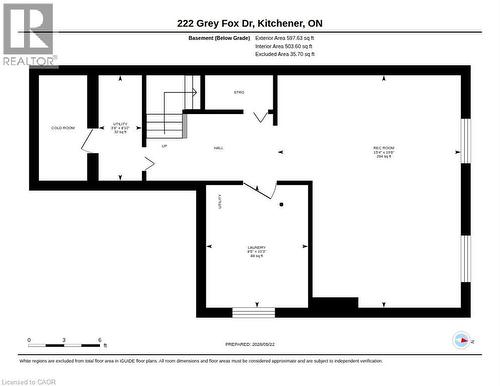 Basement - 222 Grey Fox Drive, Kitchener, ON - Other