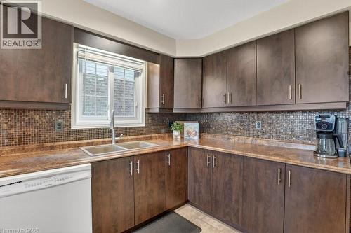 Kitchen - 222 Grey Fox Drive, Kitchener, ON - Indoor Photo Showing Kitchen With Double Sink
