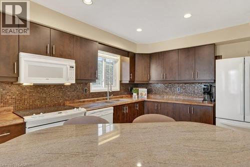 Kitchen - 222 Grey Fox Drive, Kitchener, ON - Indoor Photo Showing Kitchen With Double Sink