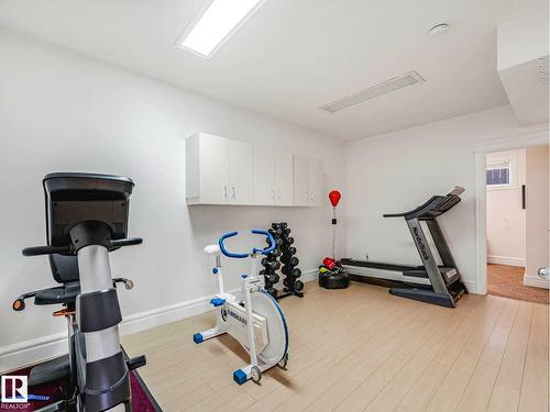7516 161A Av Nw, Edmonton, AB - Indoor Photo Showing Gym Room
