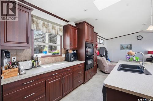 533 3Rd Avenue, Young, SK - Indoor Photo Showing Kitchen With Double Sink