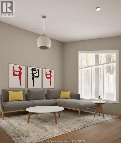 1707 Ford Boulevard Unit# 3, Windsor, ON - Indoor Photo Showing Living Room