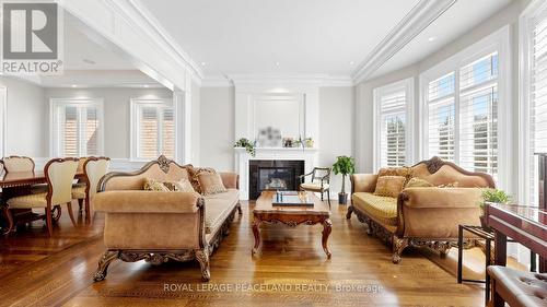 108 Yorkminster Road, Toronto, ON - Indoor Photo Showing Living Room With Fireplace