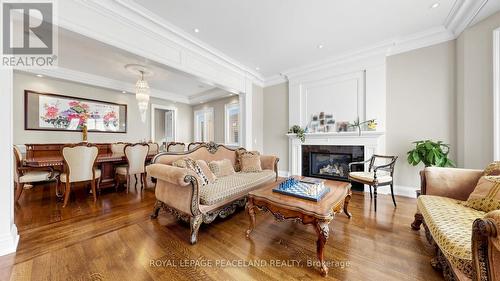 108 Yorkminster Road, Toronto, ON - Indoor Photo Showing Living Room With Fireplace