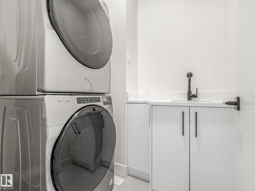 10963 129 St Nw, Edmonton, AB - Indoor Photo Showing Laundry Room
