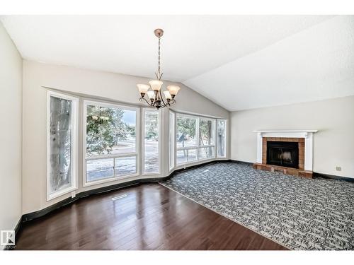 8516 190 St Nw, Edmonton, AB - Indoor With Fireplace