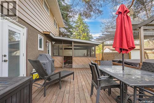 5 Leyden Crescent, Saskatoon, SK - Outdoor With Deck Patio Veranda With Exterior