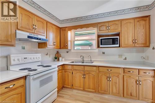 73 Brunswick Avenue, Kitchener, ON - Indoor Photo Showing Kitchen With Double Sink