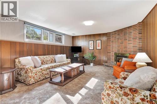 73 Brunswick Avenue, Kitchener, ON - Indoor With Fireplace