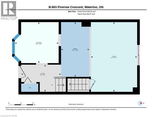 Floor plan - 603 Pinerow Crescent Unit# B, Waterloo, ON 