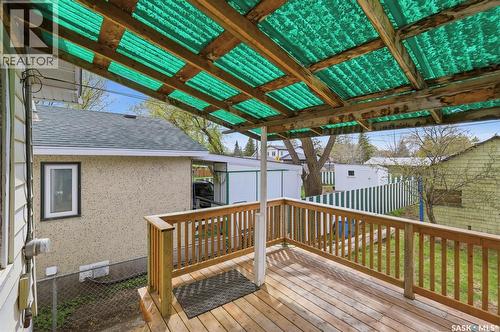 825 L Avenue S, Saskatoon, SK - Outdoor With Deck Patio Veranda With Exterior