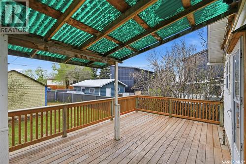 825 L Avenue S, Saskatoon, SK - Outdoor With Deck Patio Veranda With Exterior