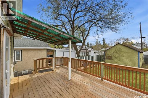 825 L Avenue S, Saskatoon, SK - Outdoor With Deck Patio Veranda With Exterior