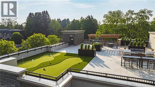 Roof Top Patio with Putting Green - 153 Wilson Street W Unit# 310, Ancaster, ON - Outdoor