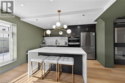Party Room Kitchen - 153 Wilson Street W Unit# 310, Ancaster, ON - Indoor