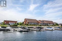 View from marina to Rec Center & Marina Clubhouse - 