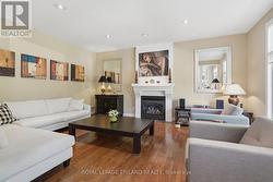 Main Floor: Family Room with Gas Fireplace - 