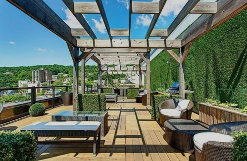 Terrasse - 208-3475 Rue De La Montagne, Montréal (Ville-Marie), QC - Outdoor With Exterior