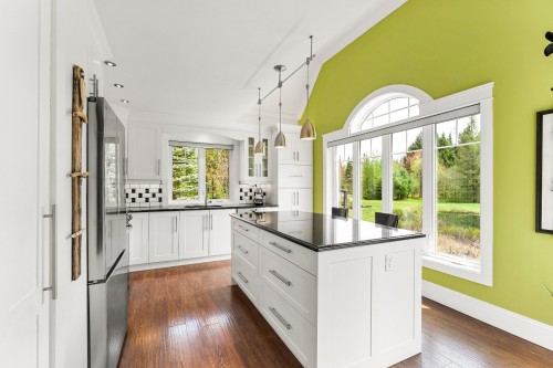 Cuisine - 71 Rue De La Rivière, Sainte-Catherine-De-Hatley, QC - Indoor Photo Showing Kitchen With Upgraded Kitchen